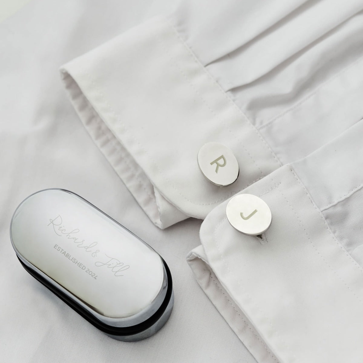 Personalised Happy Couple Cufflink Gift Set