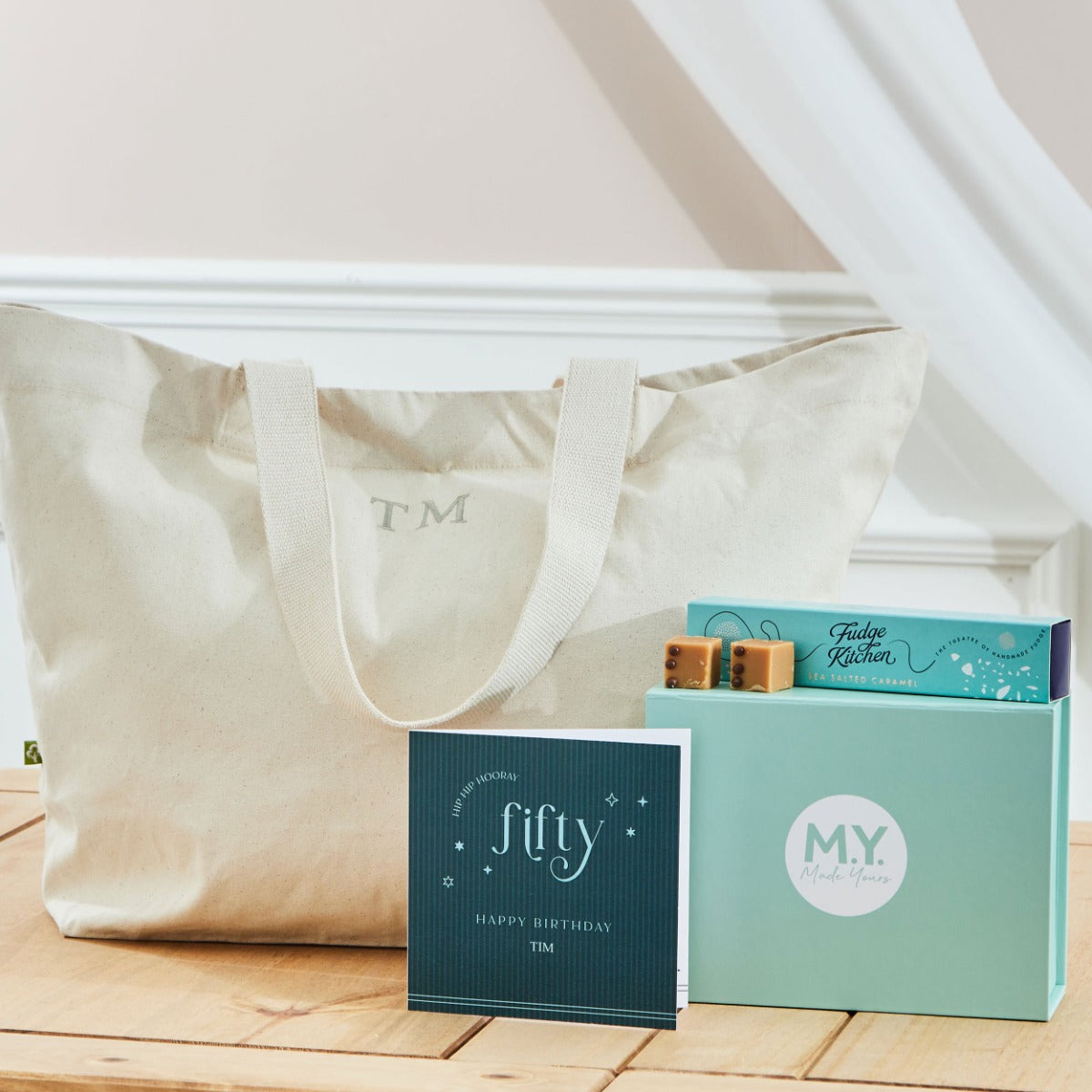 Personalised 50th Birthday Gift Set for Her