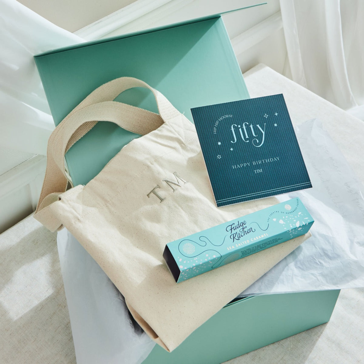 Personalised 50th Birthday Gift Set for Her