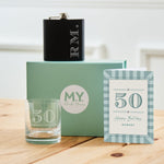 Personalised 50th Birthday Gift Set for Him