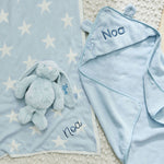 Personalised New Baby Essentials Gift Set - Blue