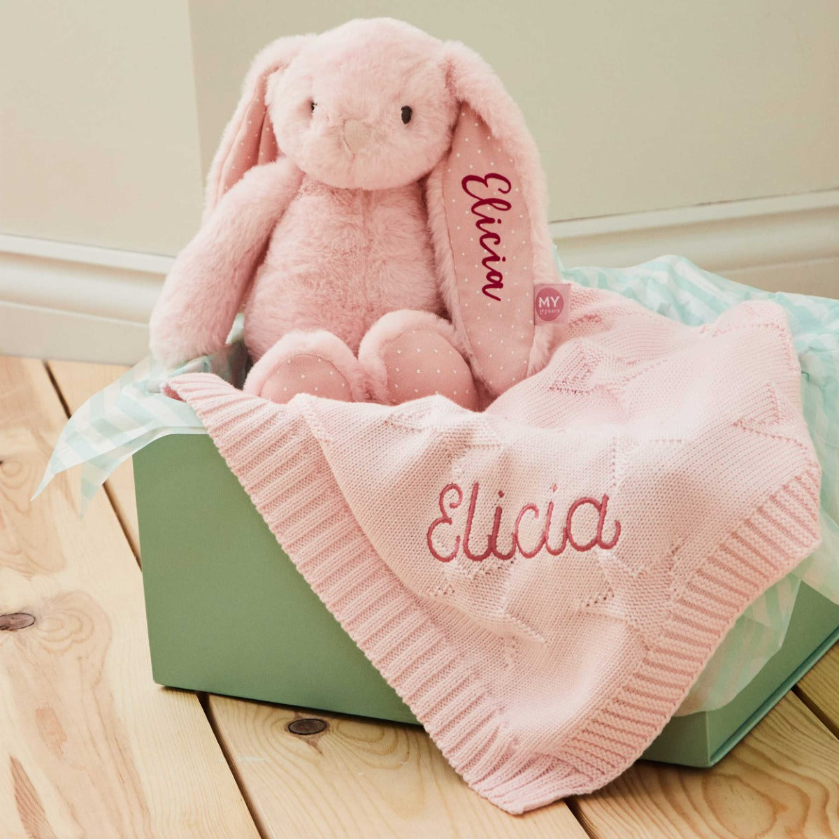 Personalised Pink Bedtime Cuddle Gift Set