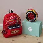 William Lamb Personalised Cars Lightning McQueen Bag & Lunch Bag Gift Set