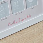 Personalised Berry 1st Year 12-Month Photo Frame