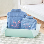 Personalised Big Sister & Little Sister Denim Jacket Gift Set