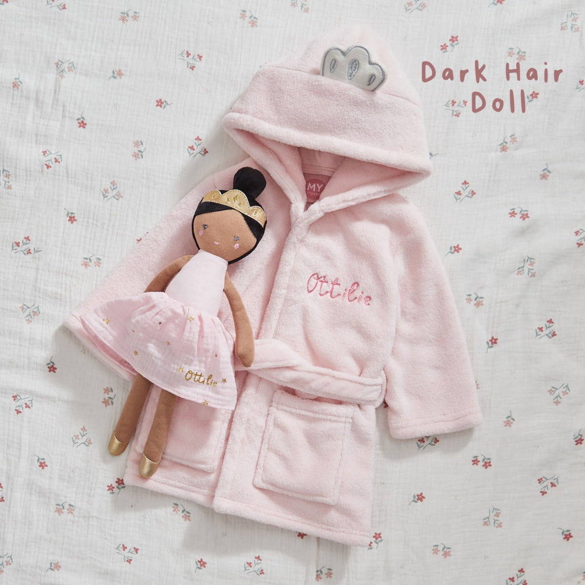 Personalised Fairy Princess Doll & Robe Gift Set 