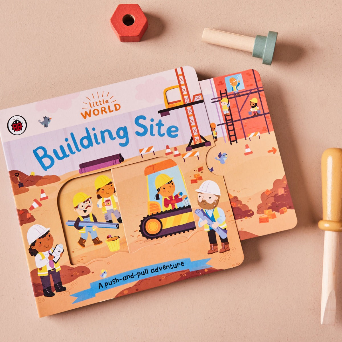 Personalised Just Bee Kids Little Builder Read & Play Gift Set