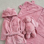 Personalised Raspberry Ripple Splash, Snuggle and Cuddle Gift Set