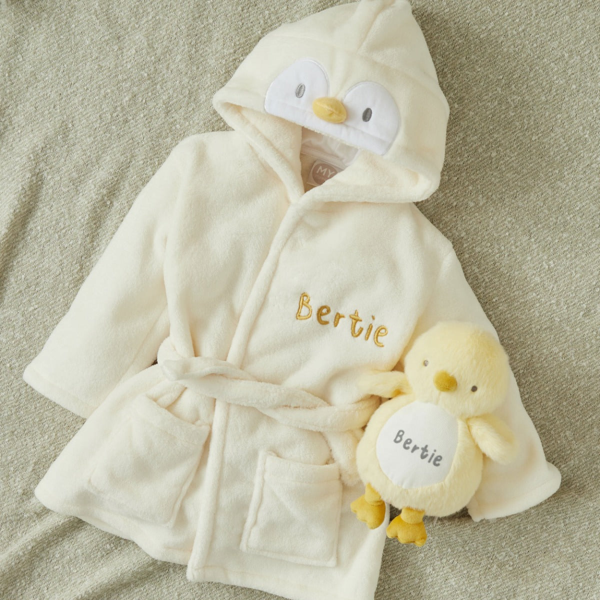 Personalised Chick Snuggle and Cuddle Gift Set