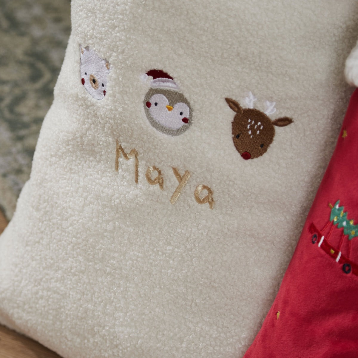 Personalised Red Christmas Detail Gift Set