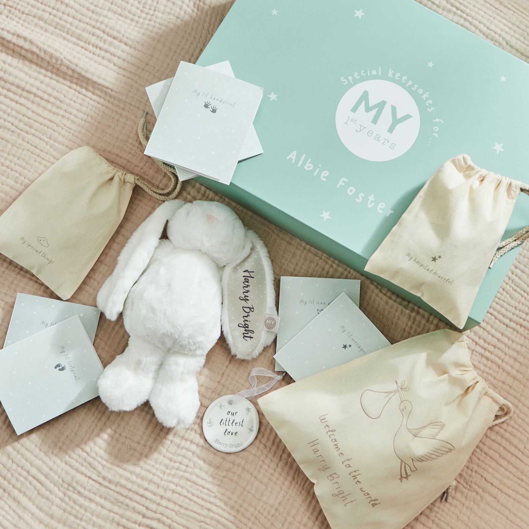 Personalised Extra-Large Keepsake Box Gift Set