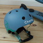 Personalised Scoot & Ride Push & Go Steel Scooter & Helmet Gift Set