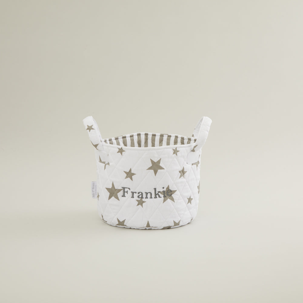 Mini White Star Storage Bag