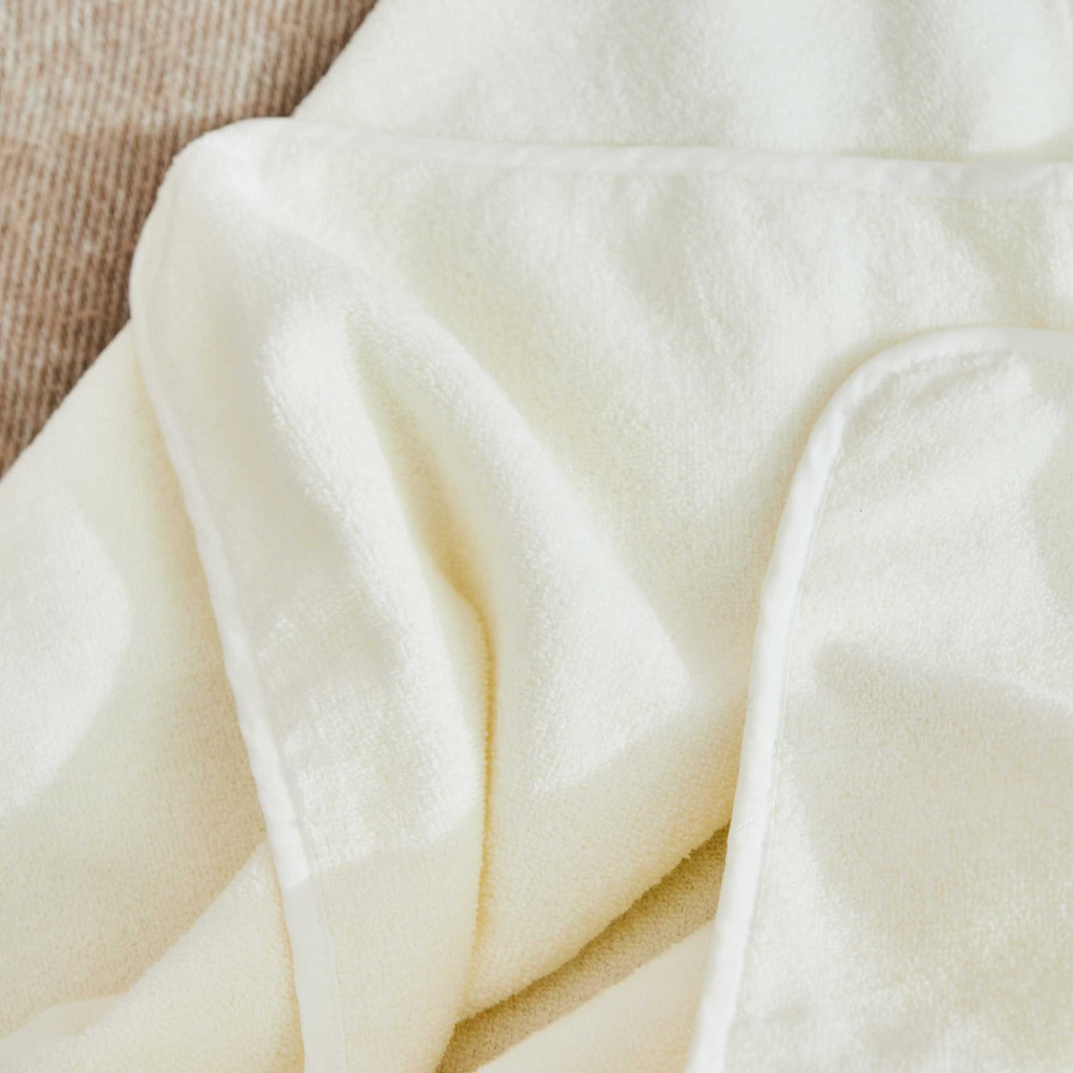 Personalised Large Ivory Hooded Bath Towel