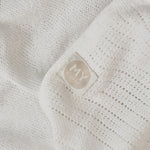 Personalised Ivory Cellular Baby Blanket