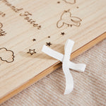 Personalised Wooden Christening Day Scrapbook