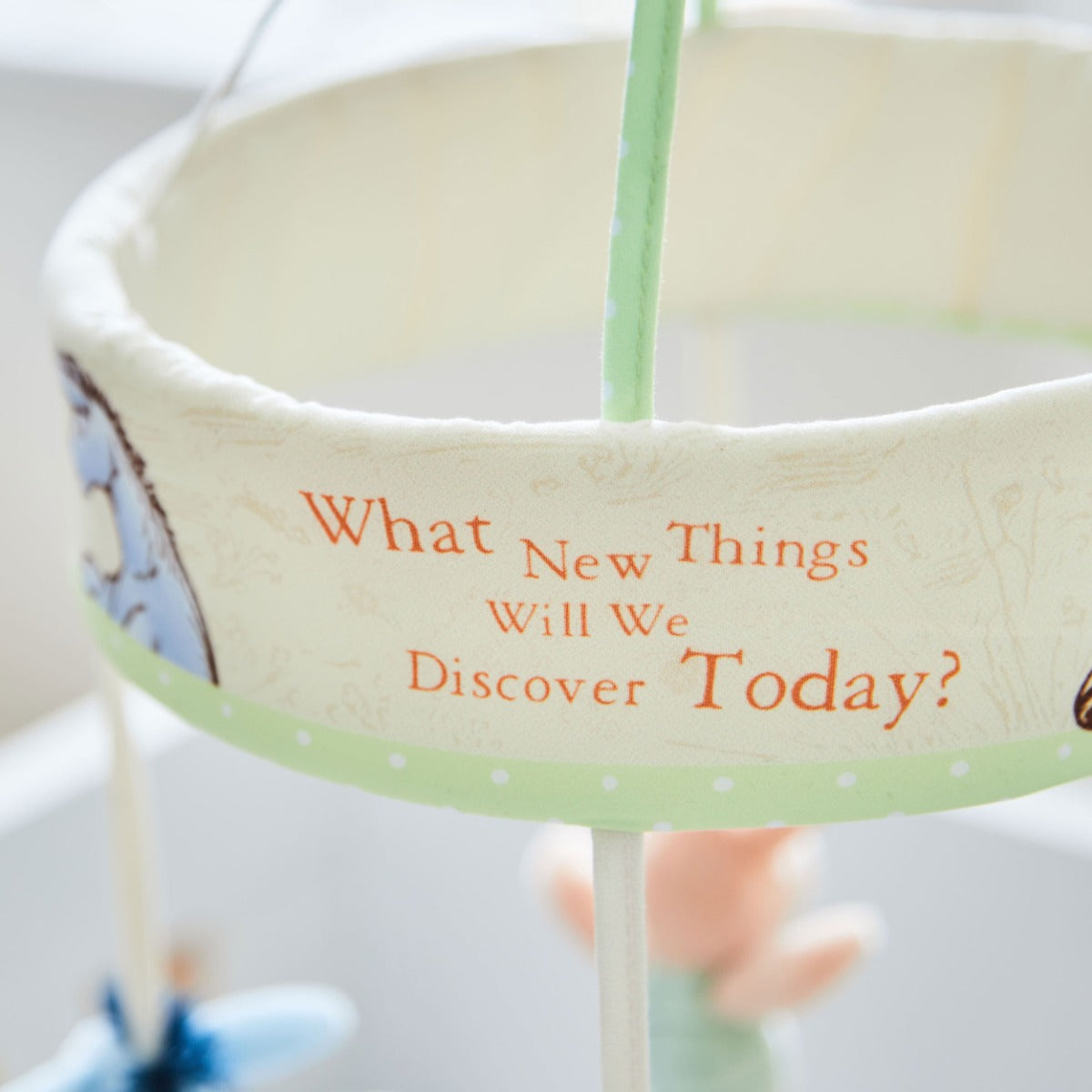 Rainbow Designs Personalised Winnie the Pooh Hundred Acre Wood Lullaby Mobile
